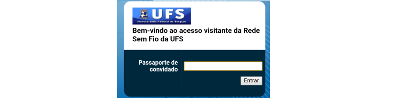 Janela de autenticação